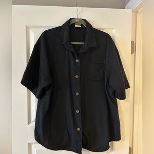 Judy Tops vintage gold buttoned blouse